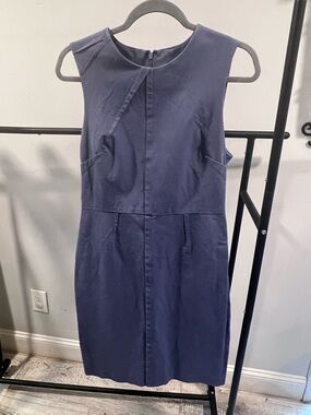 Banana Republic Sleeveless Periwinkle Sheath Dress